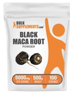 Black maca powder is known for its potential to boost energy levels, improve endurance, and enhance stamina, making it popular among athletes and active individuals.